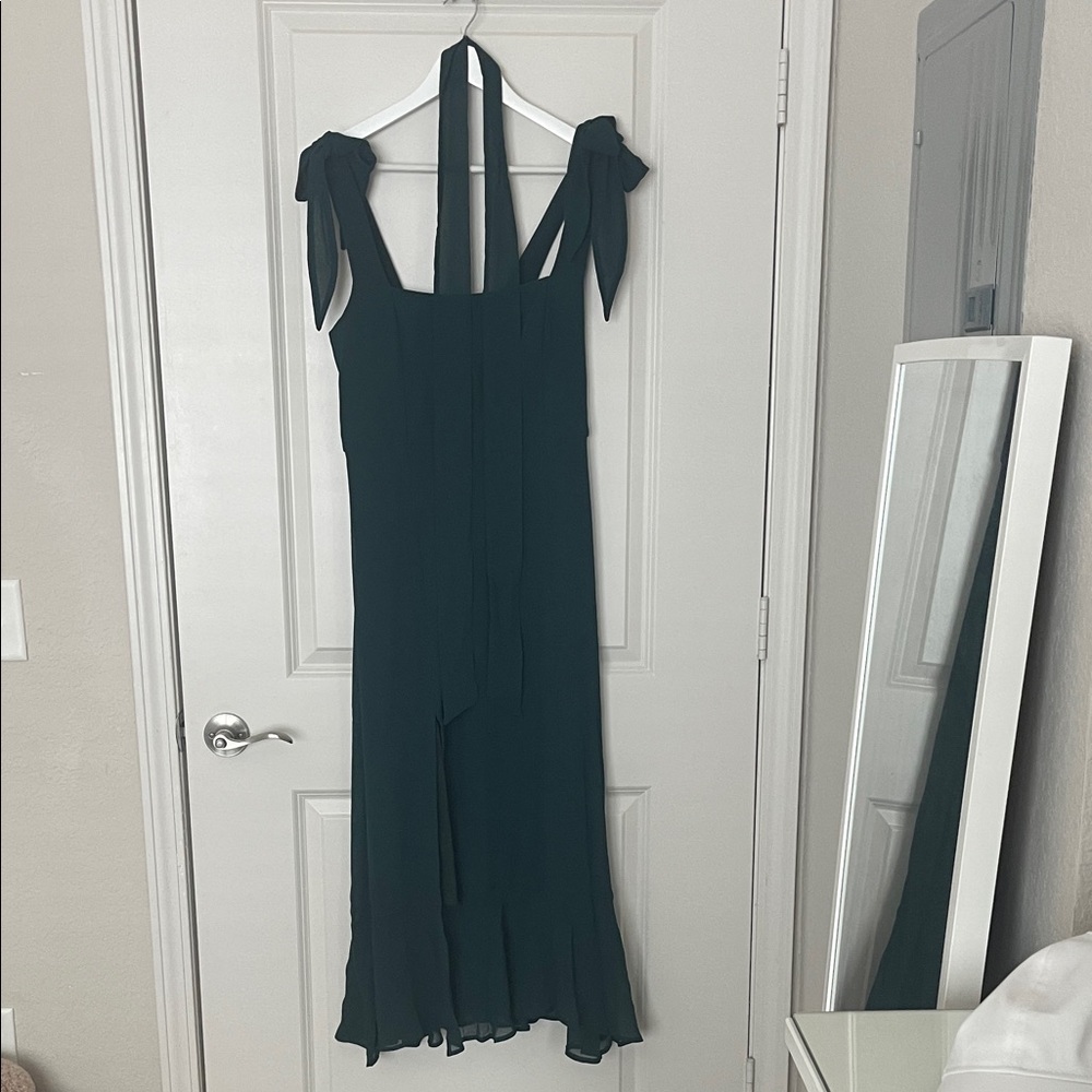 NWT Show Me Your Mumu Claire Midi Dress-Green